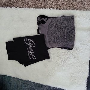 Two Harley-Davidson shirts